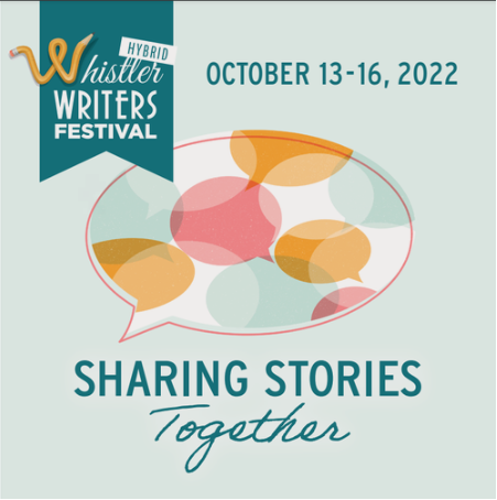 Graphic for Whistler Writer's Festival 2022